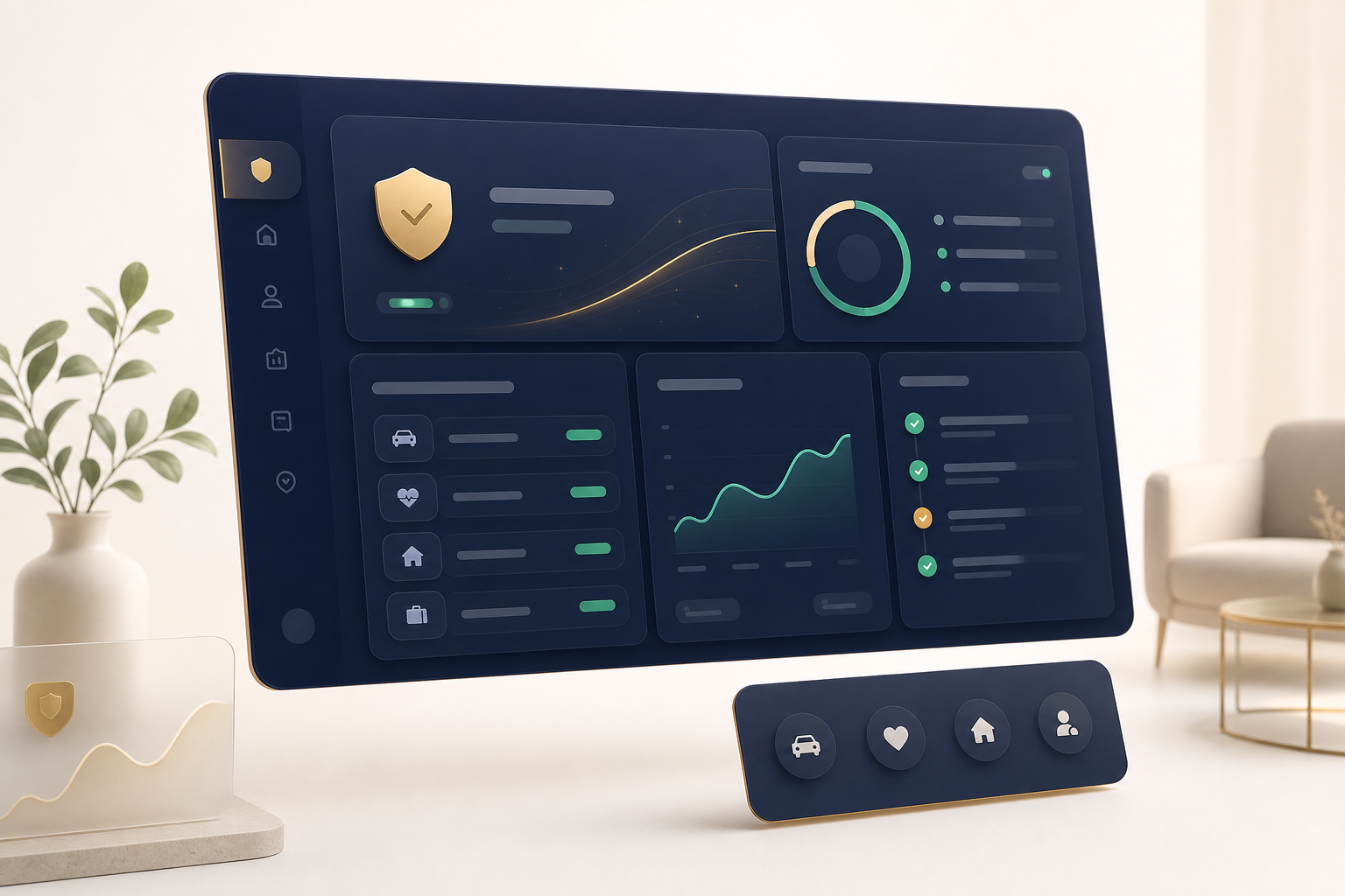 Digital insurance comparison dashboard